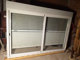 Ventana aluminio 194x141 Climalit