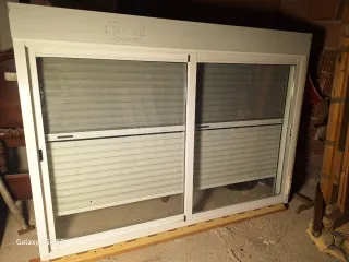 Ventana aluminio 194x141 Climalit