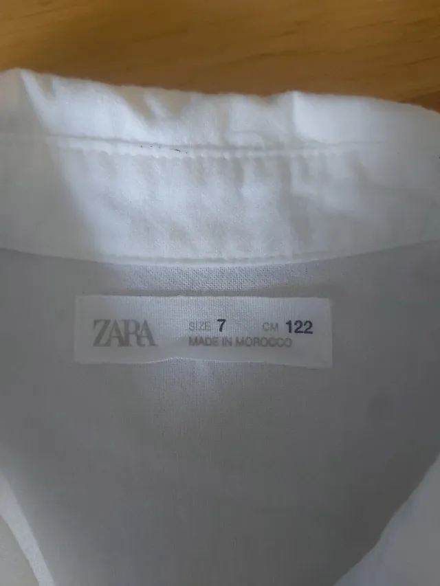 Camisa Zara Boyfriend Niña Talla 7
