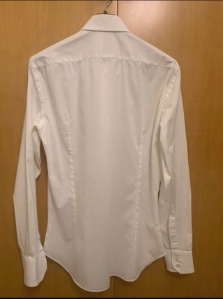 Camicia uomo Bagutta bianca manica lunga Tg. 38