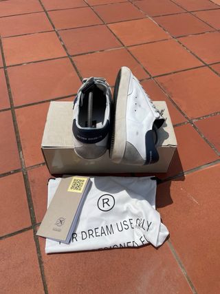 Golden Goose Superstar Azul Blanco