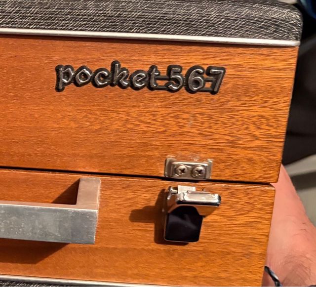 Tocadiscos Berühmter Pocket 567 Vintage