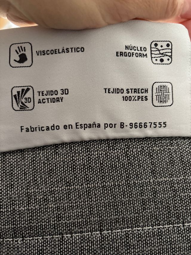 Colchón 90x190x17 cm