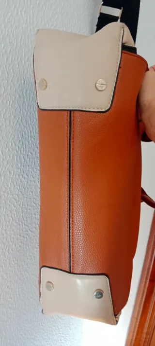 Maletín Parfois Beige y Marrón