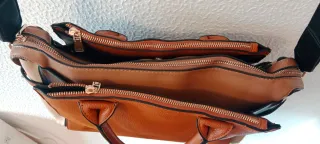 Maletín Parfois Beige y Marrón