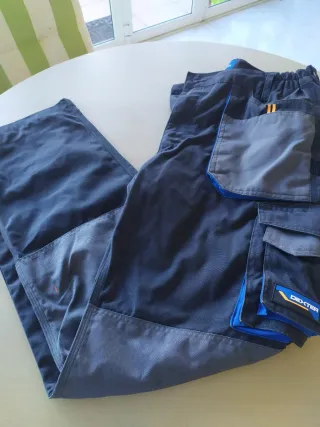 Pantalón de trabajo Dexter azul y gris