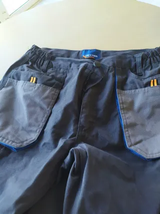 Pantalón de trabajo Dexter azul y gris