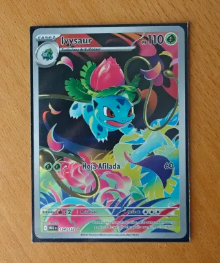 Carta Pokémon Ivysaur arte alternativo - MEG 134