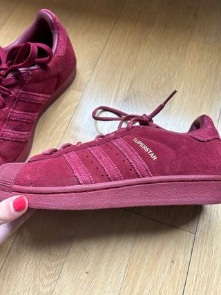 Adidas superstar granate 37.5