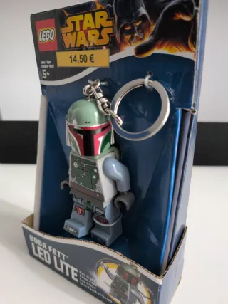 Llavero LEGO Star Wars Boba Fett LED