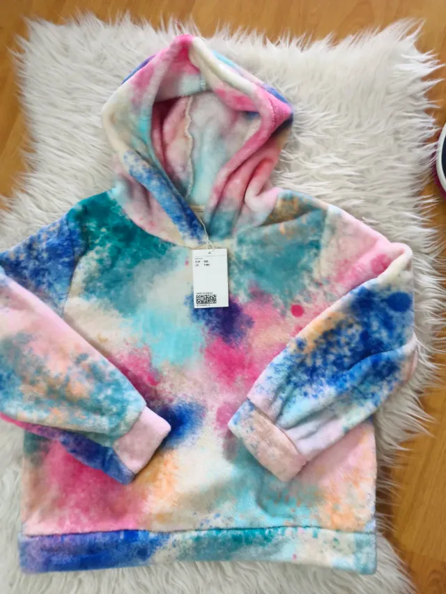 Sudadera niña H&M pelitos nueva talla 7/8