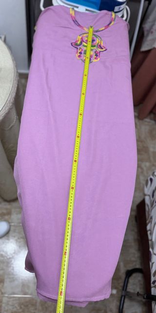 Caftán Morado Bordado Talla Única