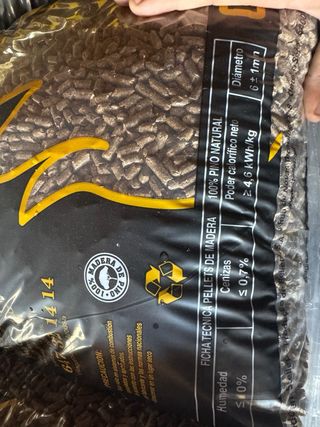 Pellets de Madera A1 15kg