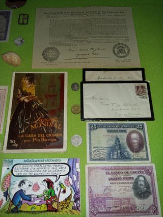 Lote antiguo. Guerra Civil Billetes Lotería Tabaco