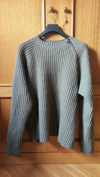 Jersey verde oliva hombre talla L