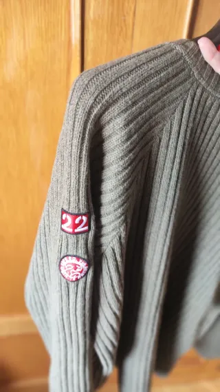 Jersey verde oliva hombre talla L