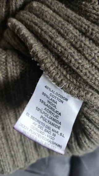 Jersey verde oliva hombre talla L