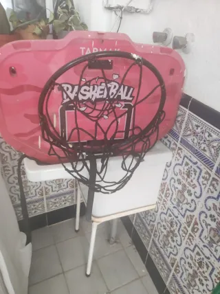 Cesta Baloncesto Tarmak Rosa