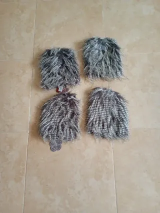 Calentadores piernas pelo sintético