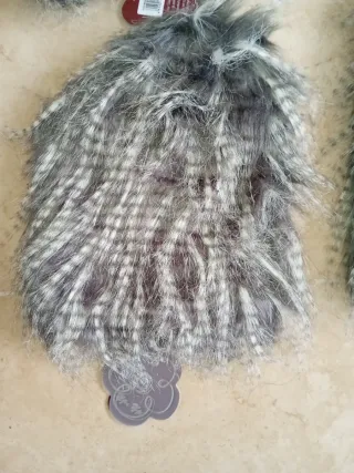 Calentadores piernas pelo sintético