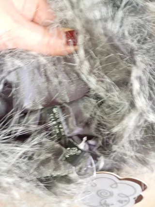 Calentadores piernas pelo sintético