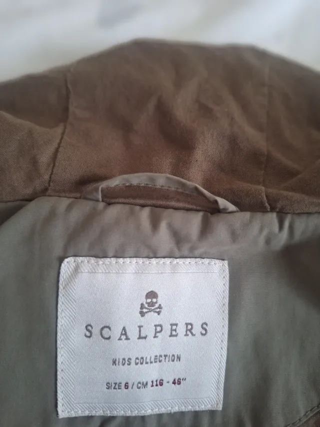 Chubasquero Scalpers niño verde Talla 6 , 116 cm.