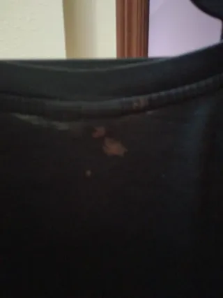 Camiseta Adidas Logo Triángulo Gris Negra