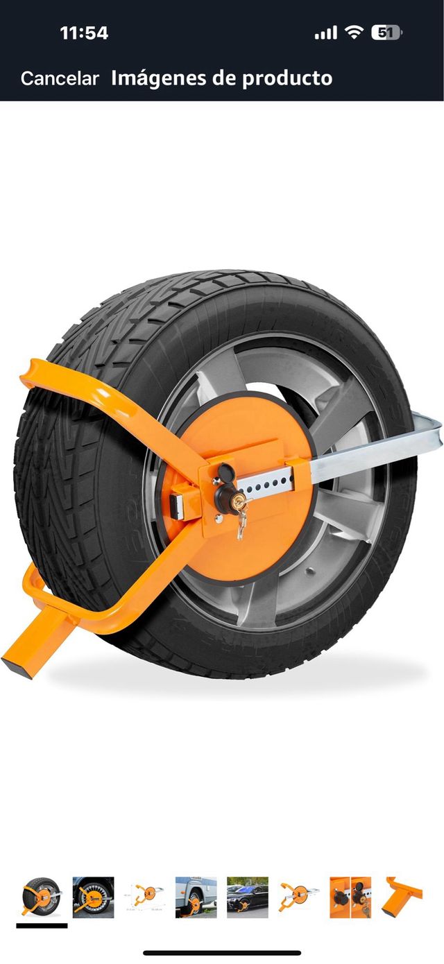 Blocco antifurto per auto/roulotte