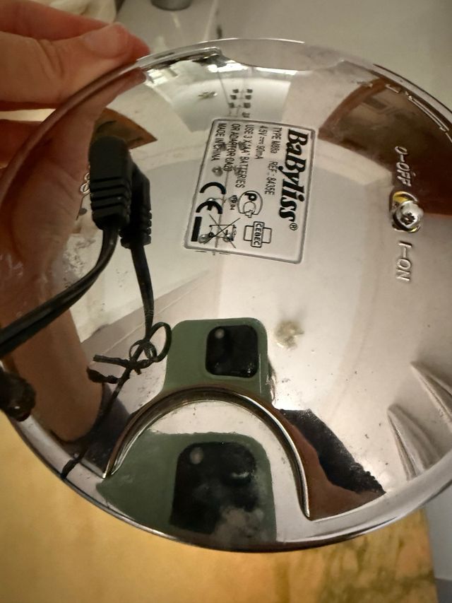 Espejo de aumento con luz LED