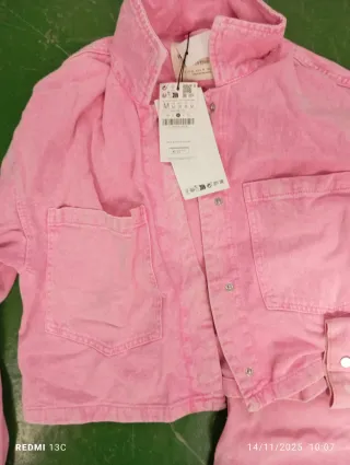 Conjunto vaquero rosa