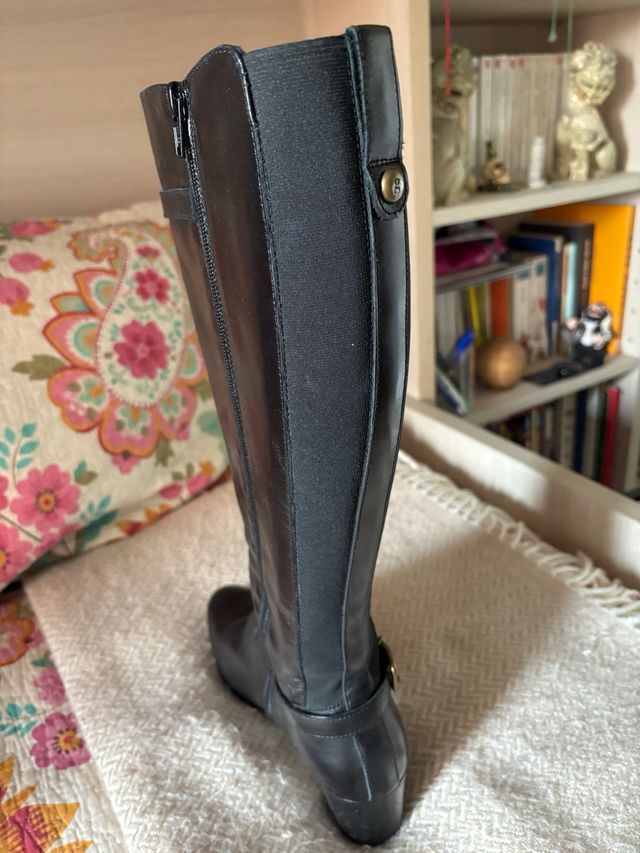 Botas altas  de vestir negras