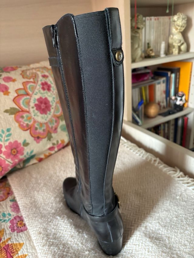 Botas altas  de vestir negras