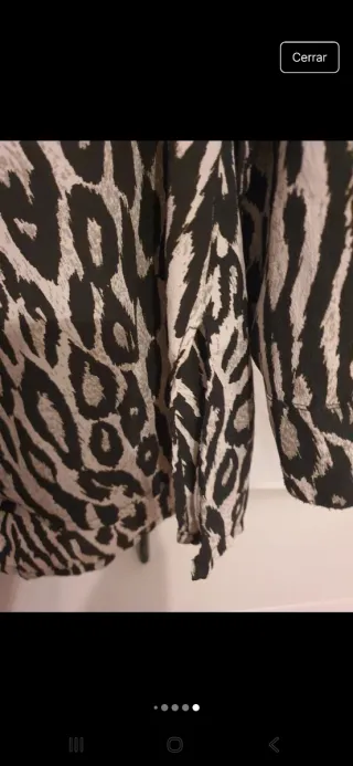 Camisa estampada animal print