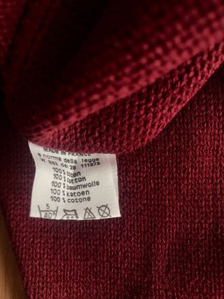 Jersey Lacoste Hombre Burdeos XL Vintage