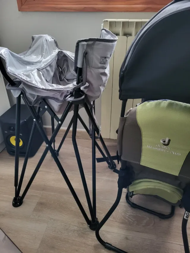 Trona de camping plegable para bebé