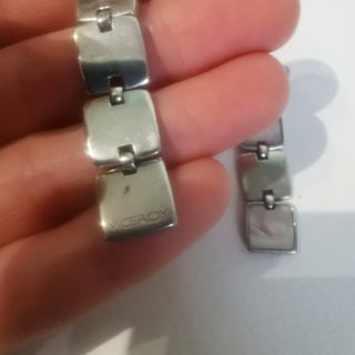 *Pendientes Viceroy Nácar y Plata*