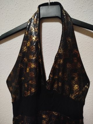 ¡REBAJA FIESTAS! Top lentejuelas negro y dorado