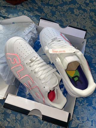 Nike Air Force 1 x Shine Blanco Rosa