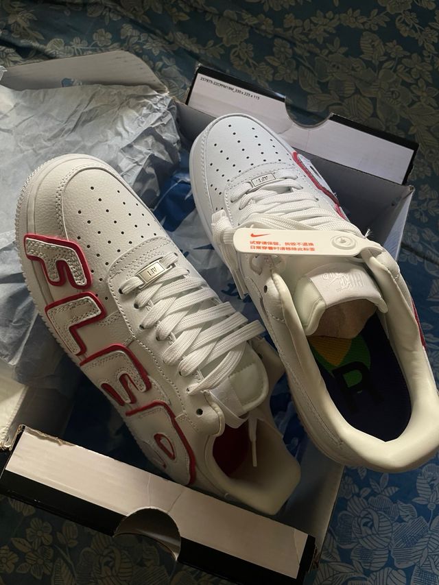 Nike Air Force 1 x Shine Blanco Rosa