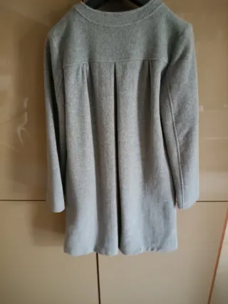 Cappotto ragazza, pura lana, grigio, taglia 16A