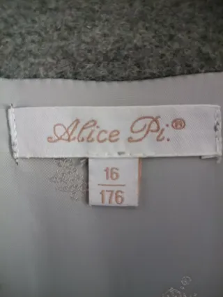 Cappotto ragazza, pura lana, grigio, taglia 16A