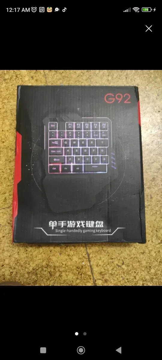 Teclado Gaming G92 Unimanual RGB