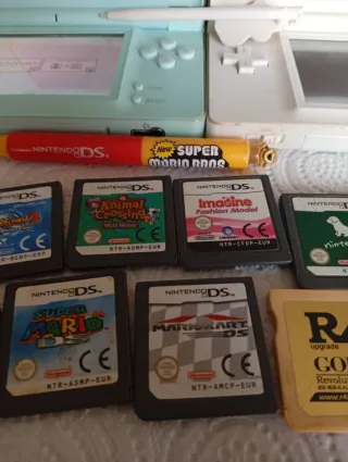 2 Nintendo DS (Blanca y Azul) + Cargador
