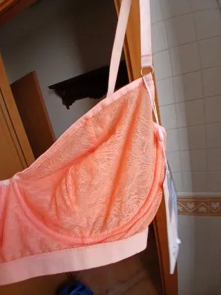 Reggiseno Lingerie Arancione/Rosa