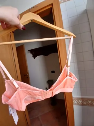 Reggiseno Lingerie Arancione/Rosa