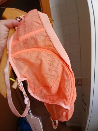 Reggiseno Lingerie Arancione/Rosa