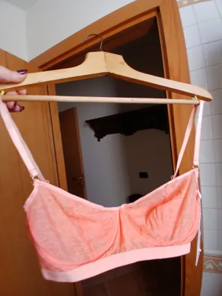 Reggiseno Lingerie Arancione/Rosa