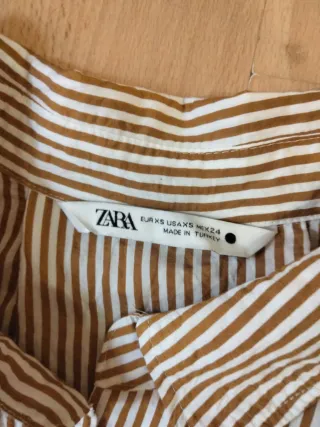 Blusa Zara Rayas Talla S, cómo nueva..