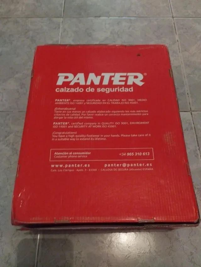 Botas trabajo PANTER + Gafas y Pantalón de trabajo