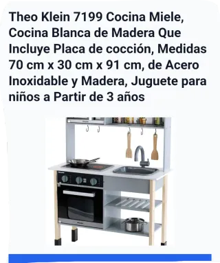 Cocinita de madera Miele